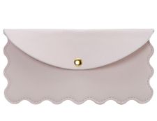 Trousse plate SCHOOL "Mini & Chic" coloris rose clair 