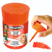 P'tit Pot Pinceau de Peinture Pailletée Rouge Vif 50 ml