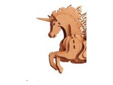 Graine Creative - Winged Unicorn - puzzle 3D