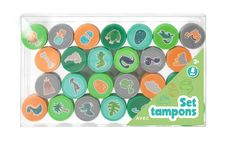 Set 26 tampons Dinosaures pré-encrés - disponible dans différents thèmes