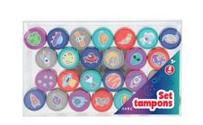 Set 26 tampons Espaces pré-encrés - disponible dans différents thèmes