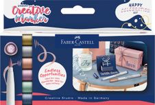 Faber-Castell GOFA Creative Happy Celebration B – Set de 6 marqueurs créatifs