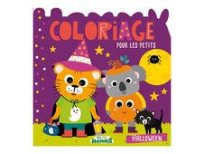 Coloriage pour les petits - Halloween - Mon P’tit Hemma - Livre à colorier