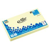 Global Notes - Notes adhésives - Pouvoir 3 fois plus adhésif - 100 feuilles - 125 x 75 mm - jaune