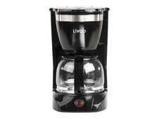 Livoo - Cafetière électrique - 10-12 tasses - noir