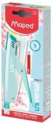 Maped - Pince Agrafeuse Universal Metal - bleu pastel - capacité de 25 feuilles - agrafes 26/6