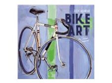 Legami - Calendrier mensuel 2024 - 30 x 29 cm - art du vélo