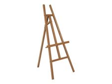 Promocome - Chevalet de présentation en bois - hauteur et inclinaison réglable - 60 x 148 cm