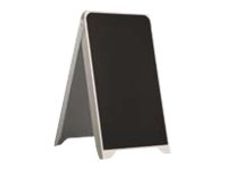 Promocome - Chevalet de sol Clipframe ardoise - 50 x 88 cm - double face
