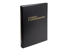 Exacompta - Reliure Délibérations des conseils d'administration - 4 anneaux