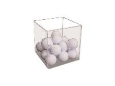 Promocome - Bac hexagonal - cube - 15 x 15 x 15 cm