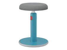 Leitz Ergo Cosy 2 en 1 - Tabouret ergonomique assis/debout - hauteur réglable jusqu'à 79 cm - bleu calme