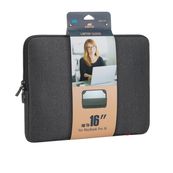 RIVACASE Antishock - Housse d'ordinateur portable 15,4" - gris