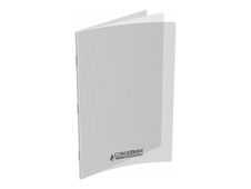 Conquérant Classique - Cahier polypro 24 x 32 cm - 48 pages - petits carreaux (5x5mm) - transparent
