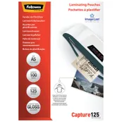Fellowes - 100 pochettes de plastification A5 (154 x 216 mm) - 125 microns - brillantes 