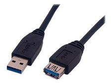 MCL Samar - Rallonge de câble USB 3.0 type A (M) vers USB 3.0 type A (F) - 1 m