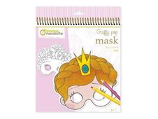 Avenue Mandarine Graffy Pop - Ensemble de masque non fini - 250 g/m² - 24 feuilles - papier