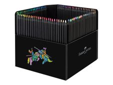 Faber-Castell Black Edition - 100 Crayons de couleur