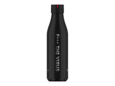 Les Artistes Paris - Gourde Bouteille isotherme 500 ml - F*** the virus - acier inoxydable