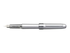 Platinum Plaisir - Stylo plume pointe moyenne - blanc
