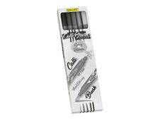Online Calli.Brush Grey Edition - 5 Stylos pinceaux à double embout - couleurs grises assorties