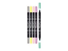 Online Calli Twin - Stylo pinceau à double embout - feutre de calligraphie - pastel