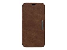 OtterBox Strada Series Folio - porte folio en cuir pour iPhone 12, 12 Pro - marron