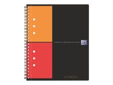 Oxford Activebook - Cahier à spirale A5 - 160 pages - petits carreaux (5x5 mm)