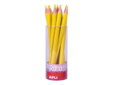 Apli Agipa - Crayon de couleur triangulaire Jumbo - jaune pastel