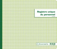 Exacompta - Registre unique du personnel - 27 x 32 cm