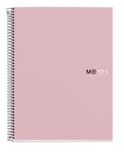 THE ORIGINAL NOTEBOOK, couverture rigide, A4, lignes horizontales, 80 feuilles de 1 couleur, Miquelrius, Sable.