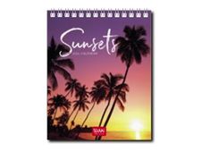 Legami Photo Collection - Calendrier 2024 - 12 x 14,5 cm - couchers de soleil