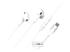 BigBen Connected - Ecouteurs filaire avec micro - intra-auriculaire - blanc