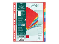 Exacompta Nature Future - Intercalaire 12 positions - A4 Maxi - carte rigide colorée