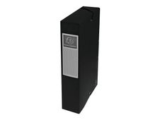 Exacompta Exabox - Boîte de classement en carte lustrée - dos 60 mm - noir