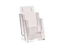 PROMOCOME PLV - présentoir brochures - 2 pochettes - pour A6, 1/3 A4, 1/2 A4