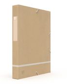 OXFORD Touareg - Boîte 24x32 cm - dos 40 mm - carte recyclée - blanc givré