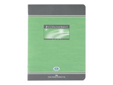Conquérant Sept - Cahier de brouillon - 17 x 22 cm - 96 pages - grands carreaux (Seyes)