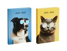 Agenda Amici - 1 jour par page - 12 x 17,5 cm - 2 modèles disponibles - Brepols