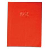 Calligraphe - Protège cahier sans rabat - 17 x 22 cm - rouge