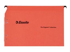 Esselte Kori - 25 Dossier suspendus pour armoires - orange - fond 30 mm