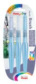 Pentel Arts - Set 3 pinceaux à réservoir d'eau - Calligraphie