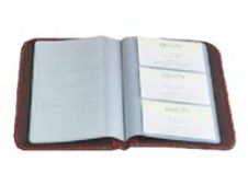 Brepols Palermo - Classeur pour cartes de visite - pour 144 cartes - brun