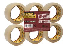 Scotch -  Pack de 6 - Rubans adhésifs résistants - 50 mm x 66 m - transparent