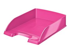 Leitz WOW - Corbeille à courrier rose