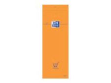 Oxford - Pack de 10 Blocs notes - 7,4 x 21 cm - 160 pages - petits carreaux - 80g - orange