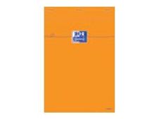 Oxford - Pack de 10 Blocs notes - 10 x 15 cm - 160 pages - petits carreaux - 80g - orange