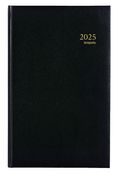 Agenda de la banque large Lima Jupiter 2nd volume - 1 jour sur 2 pages - 17 x 27 cm - noir - Brepols