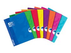 Oxford Openflex - Cahier polypro 17 x 22 cm - 96 pages - petits carreaux (5x5 mm) - disponible dans différentes couleurs