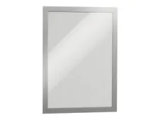 Durable Duraframe - 2 Cadres d'affichage adhésif - A4 - argent